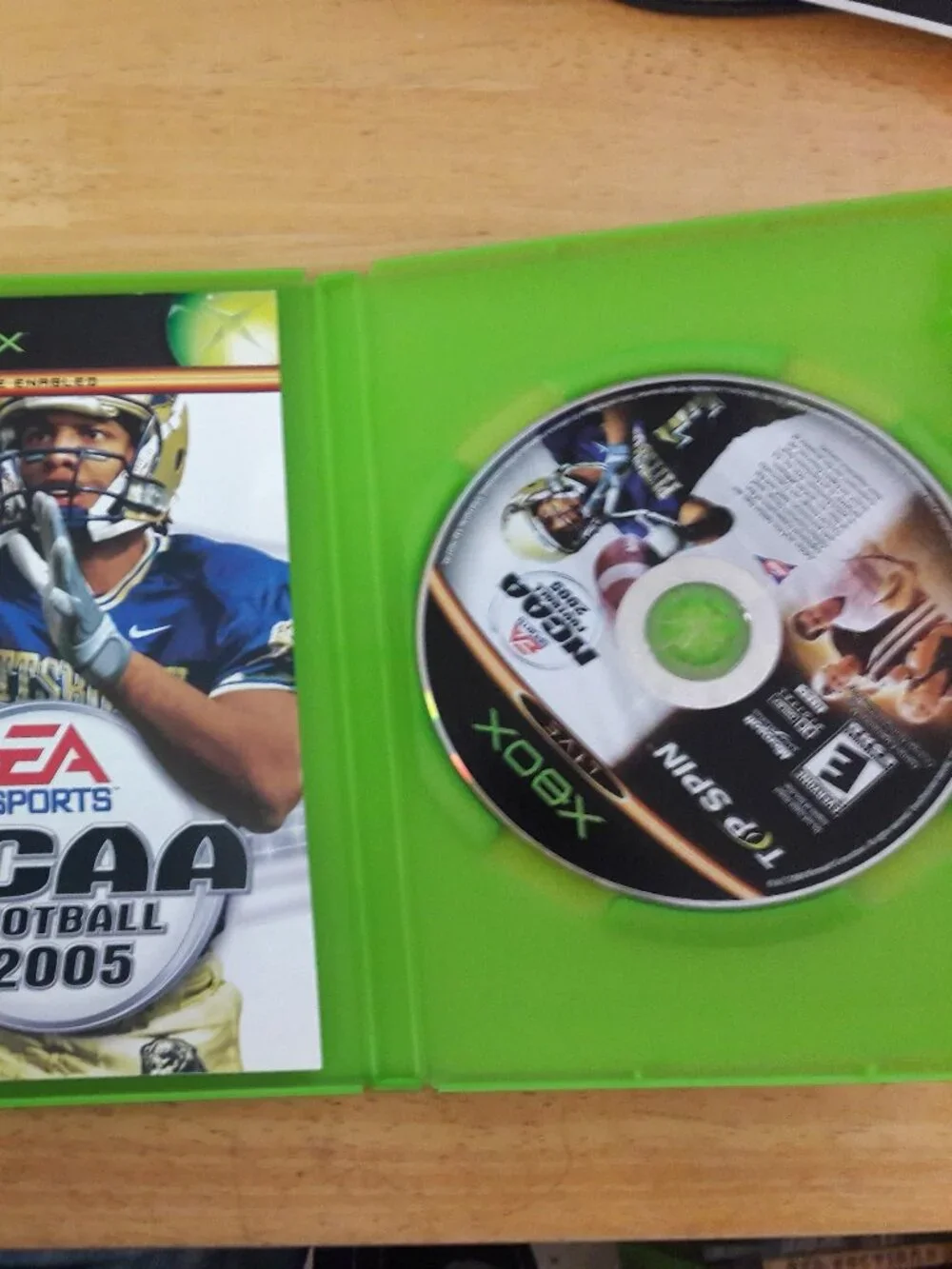 NCAA Football 2005 / Top Spin Combo (Microsoft Xbox, 2004)